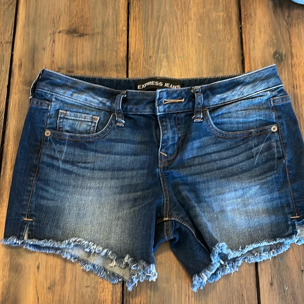 Express jean shorts
